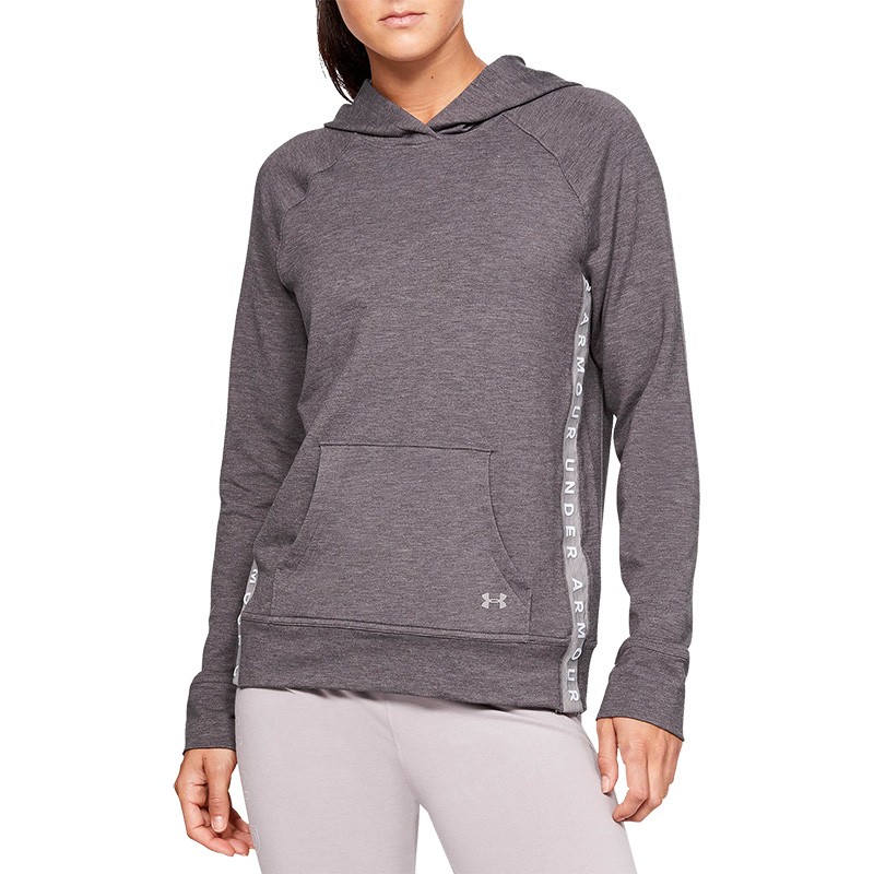 Толстовка женская Under Armour Featherweight Fleece серая 1328956-015 — фото 2 — Sport City Толстовка женская Under Armour Featherweight Fleece серая 1328956-015 — фото 2