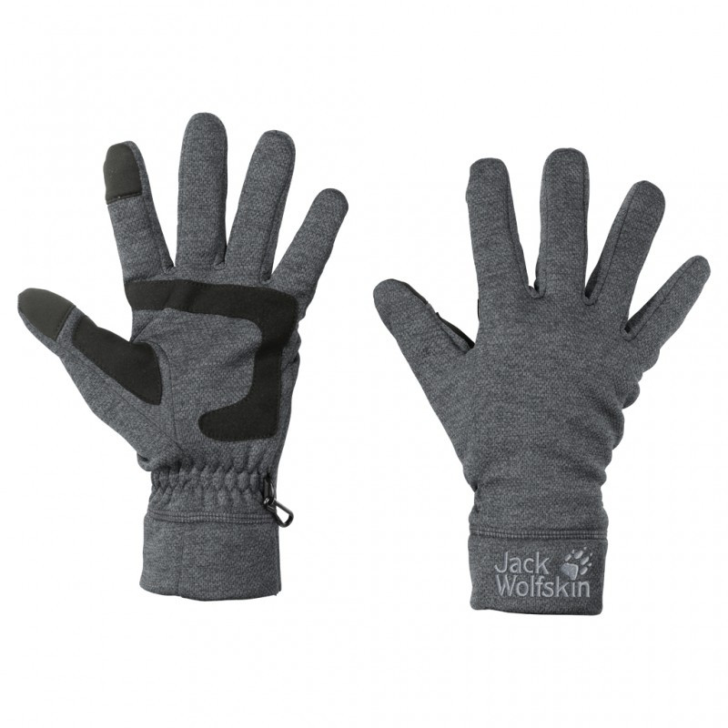 Перчатки Jack Wolfskin серые 1907921-6320 изображение 1