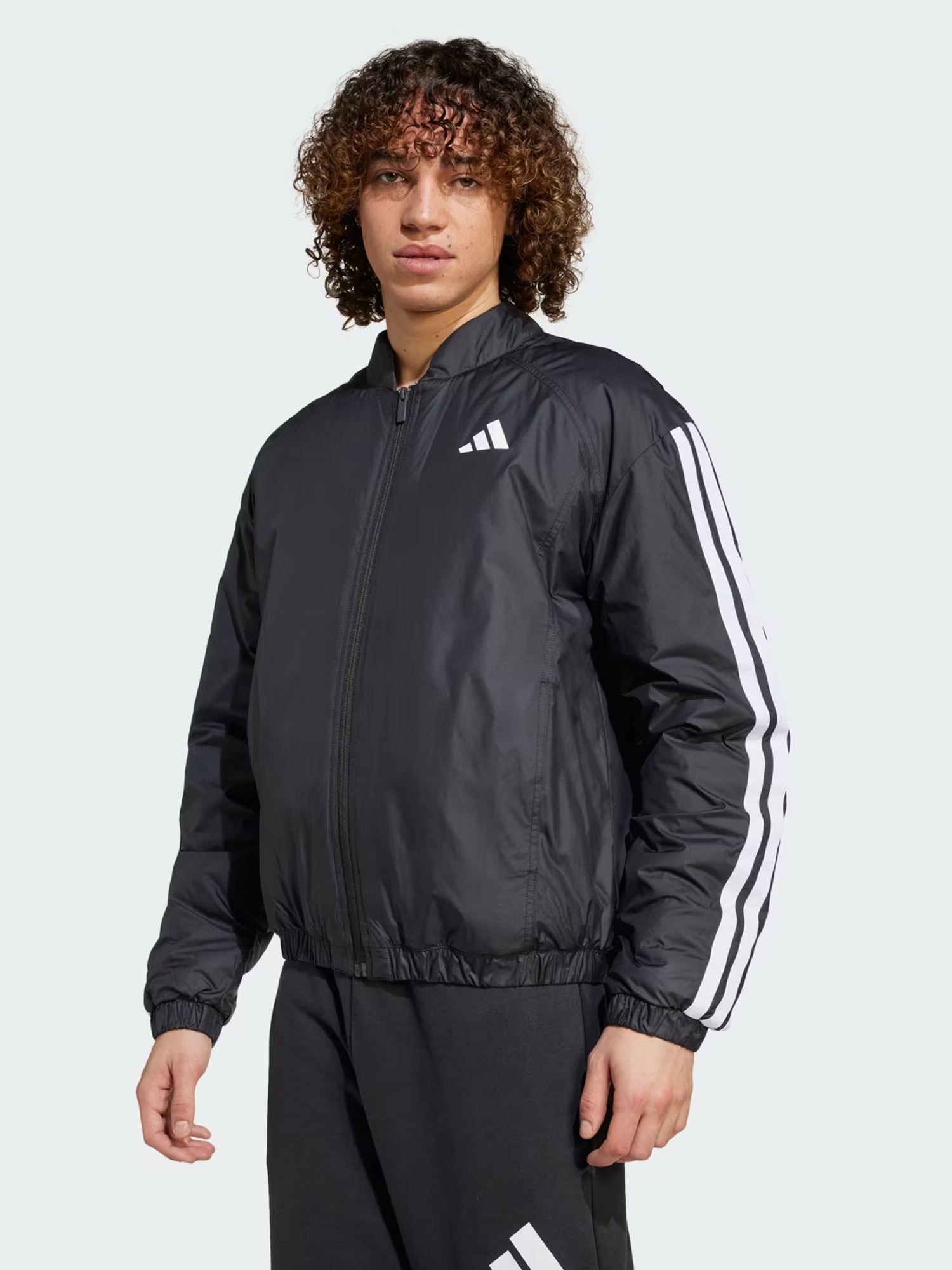 Куртка чоловіча Adidas ESS 3S INS B J чорна JD1294 изображение 2