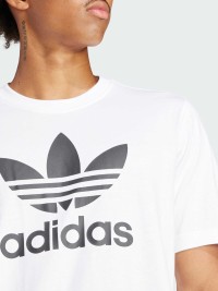 Футболка чоловіча Adidas TREFOIL T-SHIRT біла IV5353 изображение 5