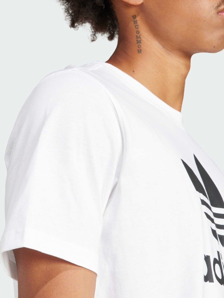 Футболка чоловіча Adidas TREFOIL T-SHIRT біла IV5353 изображение 6