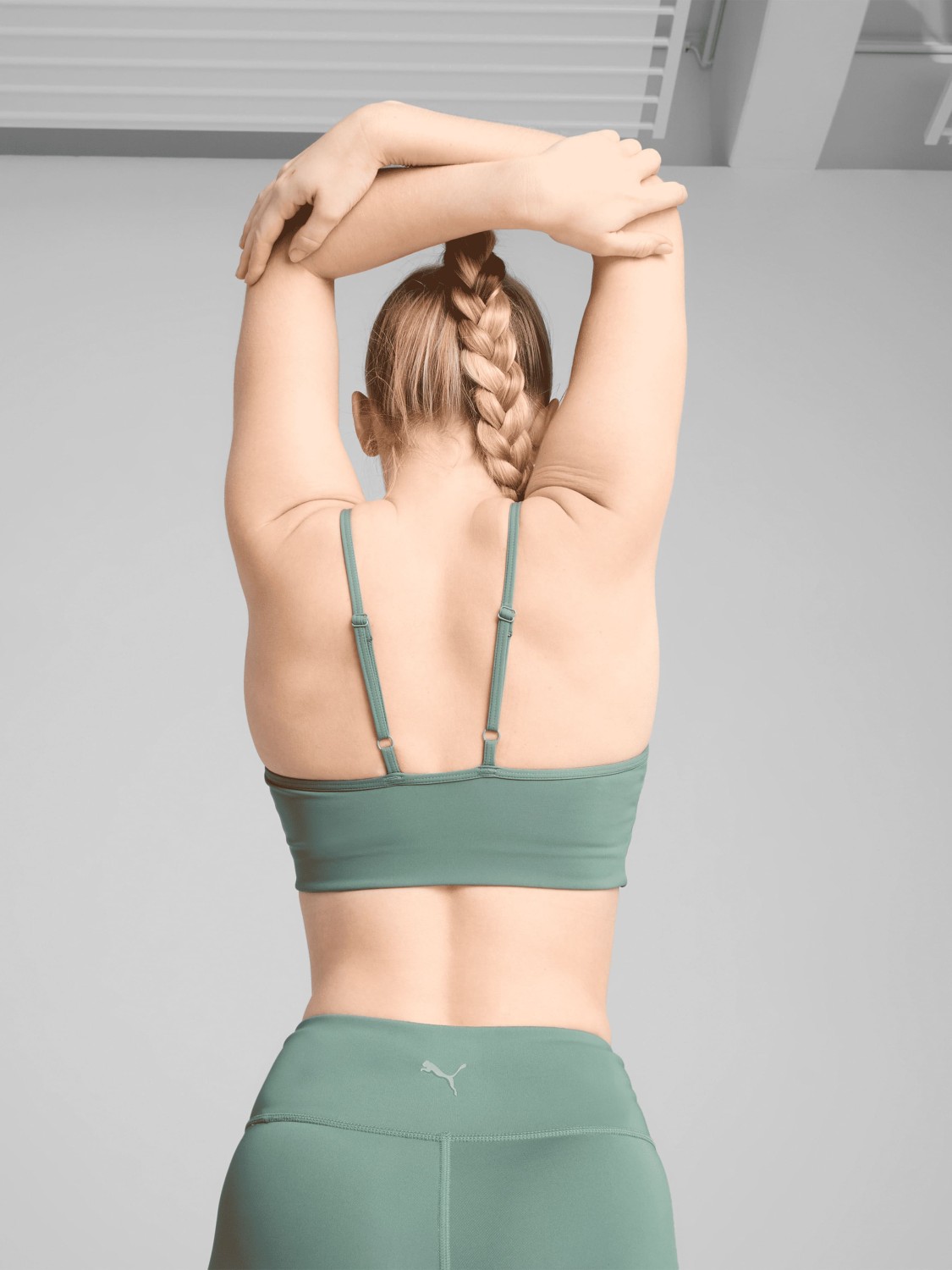 Бра женский Puma MOVE BRA зеленый 52686030 изображение 3