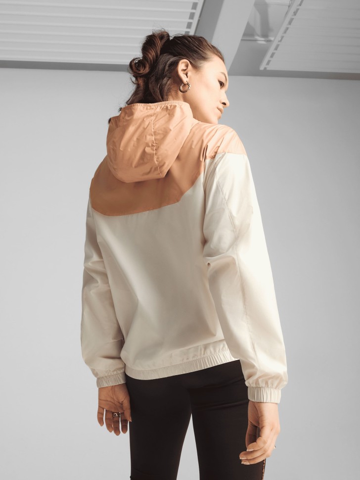 Ветровка женская Puma ESS Relaxed Windbreaker бежевая 68513487 изображение 3