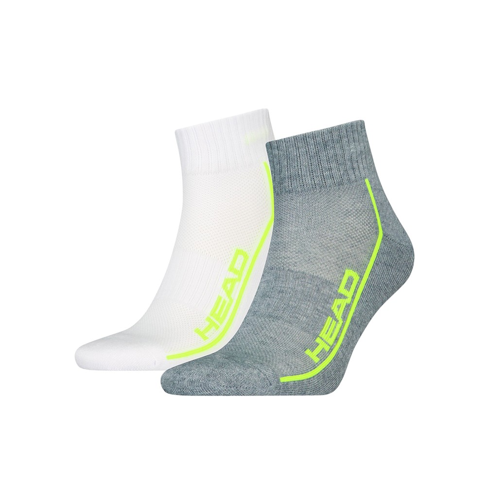 Носки унисекс HEAD ALL SPORTS PERFORMANCE QUARTER 2P мультицвет 701229022004