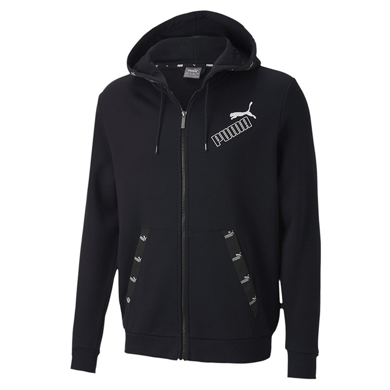 Толстовка мужская Puma Amplified Fz черная 58352301