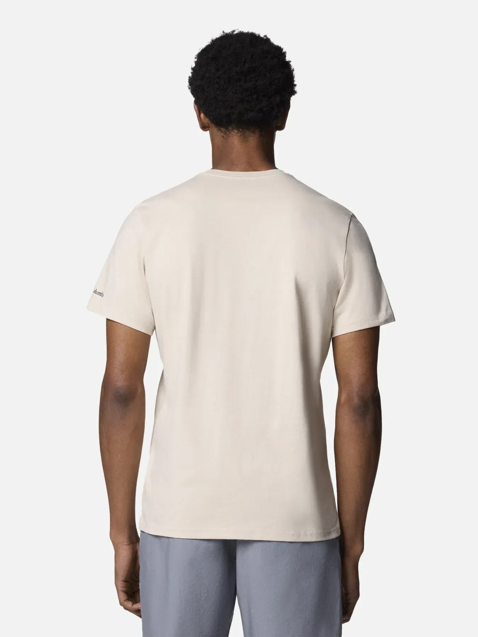 Футболка чоловiча Columbia Path Lake™ Graphic Tee II бежево-сіра 1934811-281 — фото 4