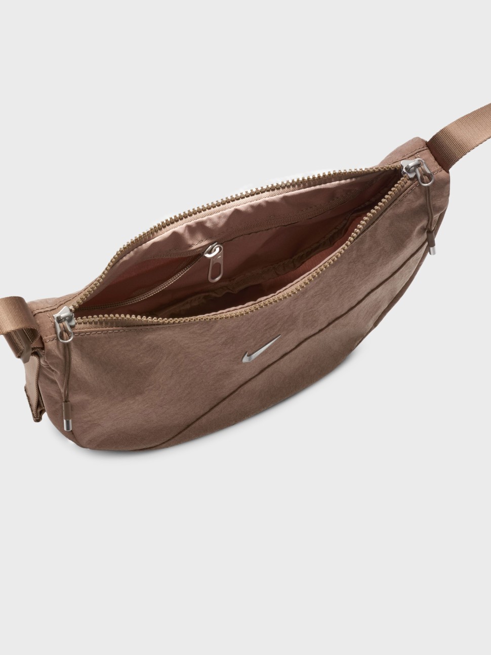 Сумка Nike NK AURA CRESCENT CROSSBODY коричнева HQ4370-214 — фото 4