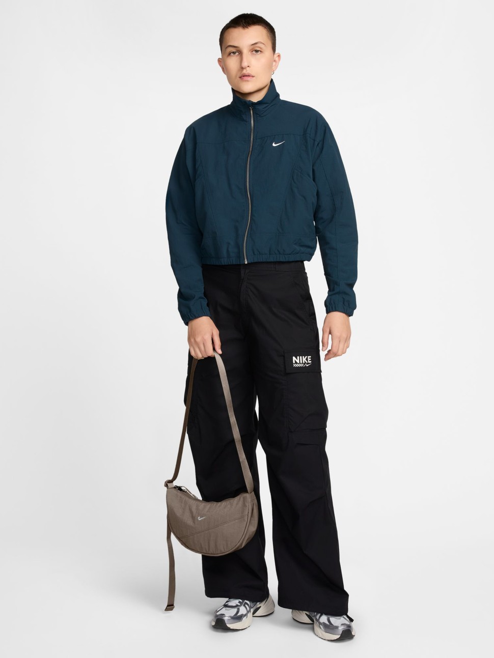 Сумка Nike NK AURA CRESCENT CROSSBODY коричнева HQ4370-214 — фото 6