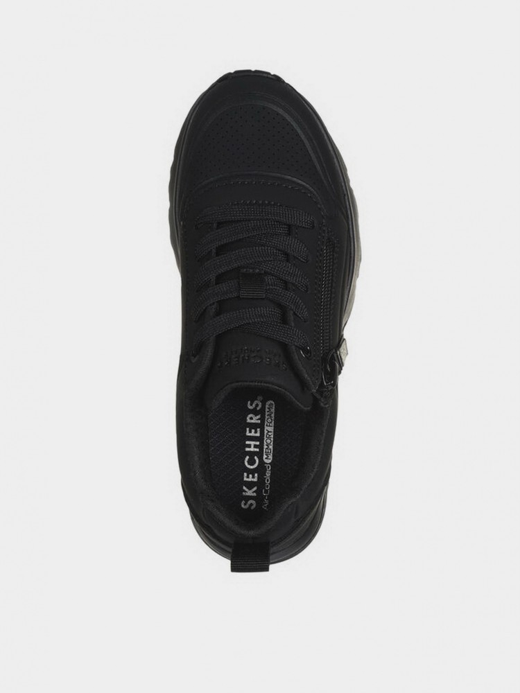 Кроссовки детские Skechers UNO LITE - EASY ZIP черные 310387L BBK изображение 4
