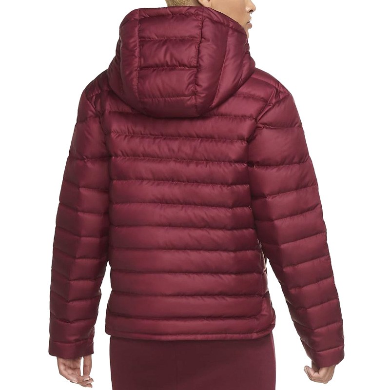 Куртка жіноча Nike W Nsw Wr Lt Wt Dwn Jkt бордова CU5094-638 — фото 3