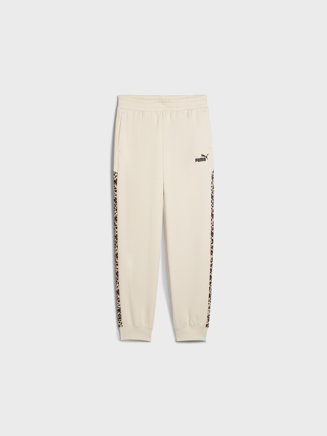 Брюки женские Puma ESS GRAPHIC Animal Comfort High-Waist Sweatpants FL молочные 68808687 изображение 5