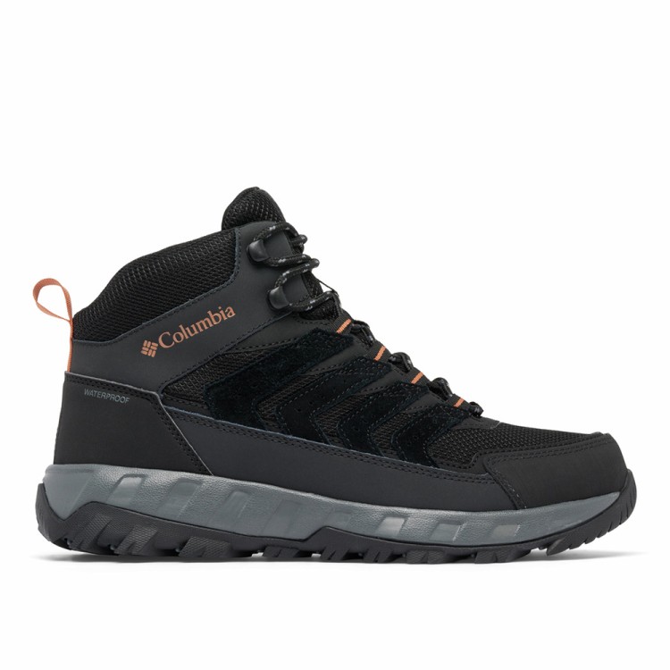 Ботинки мужские Columbia STRATA TRAIL™ MID WP черные 2076861-010