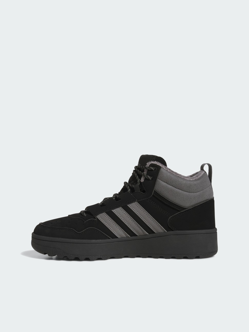 Кроссовки мужские Adidas HOOPS 4.0 MID WINTERIZED черные JQ5361 — фото 4