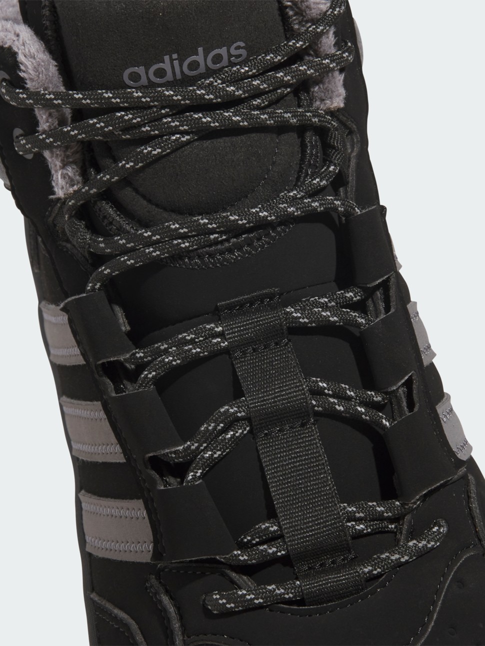 Кроссовки мужские Adidas HOOPS 4.0 MID WINTERIZED черные JQ5361 — фото 6