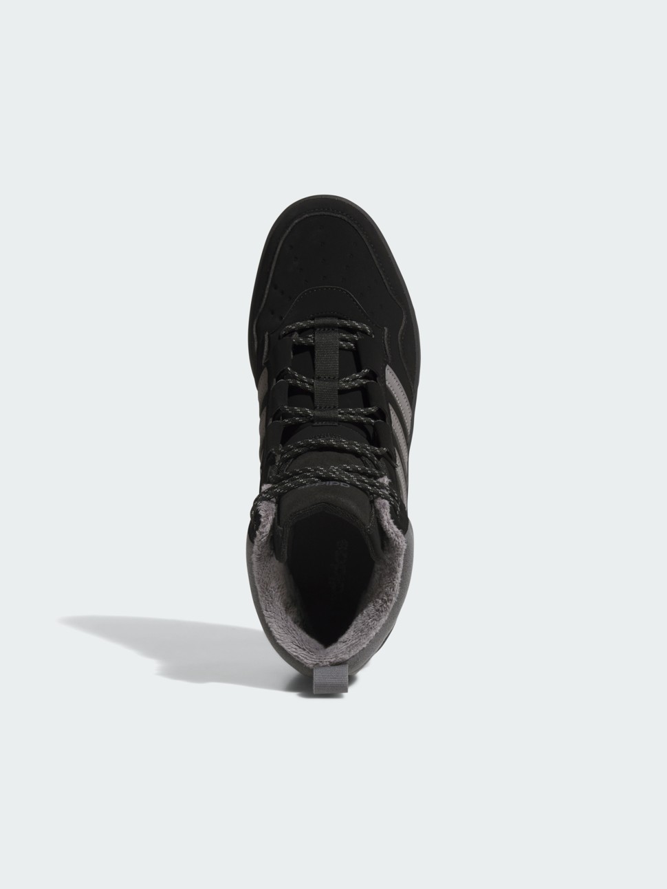 Кроссовки мужские Adidas HOOPS 4.0 MID WINTERIZED черные JQ5361 — фото 8