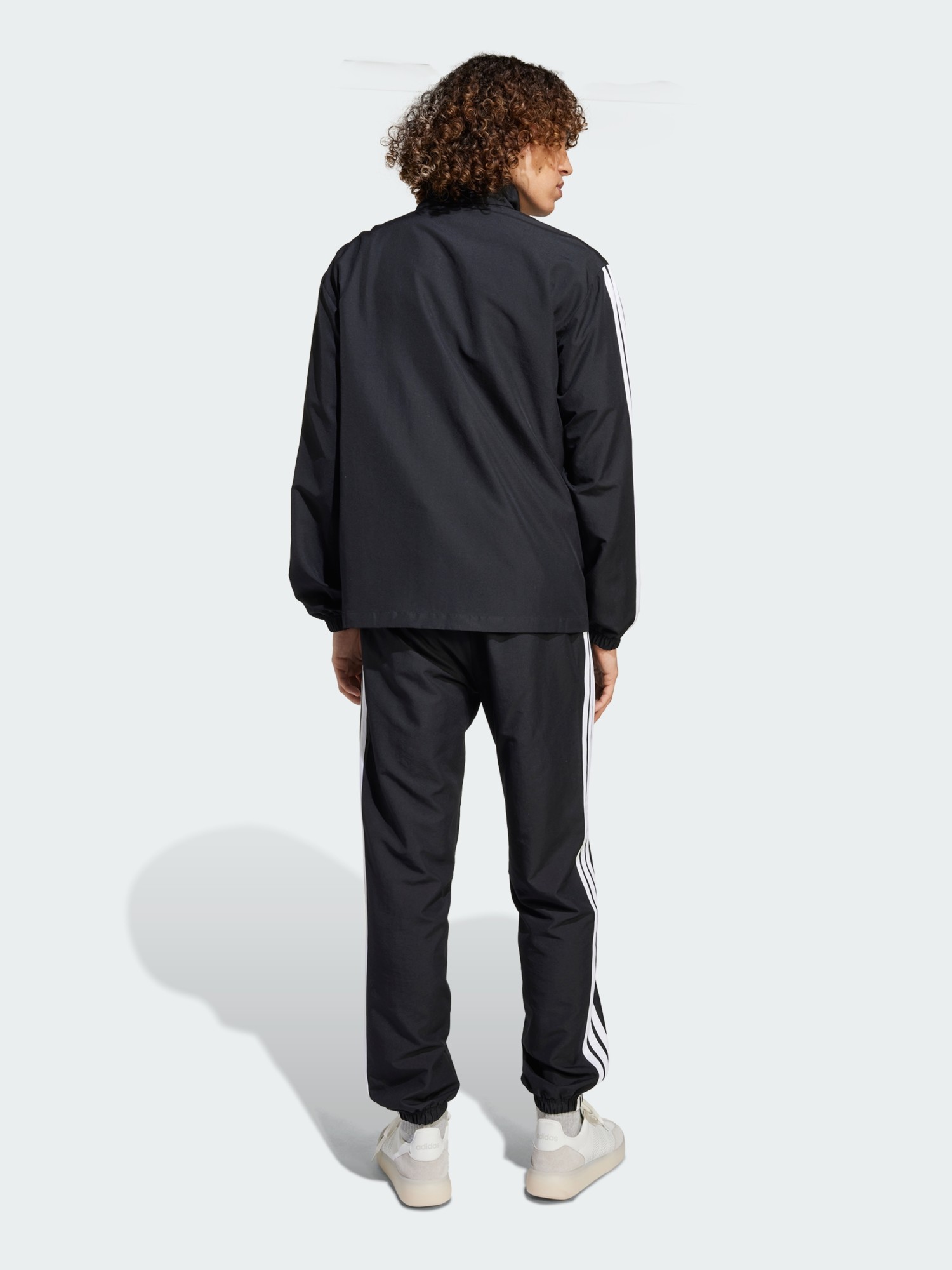 Костюм мужской Adidas M 3S WV TT TS черный JI8849 изображение 3