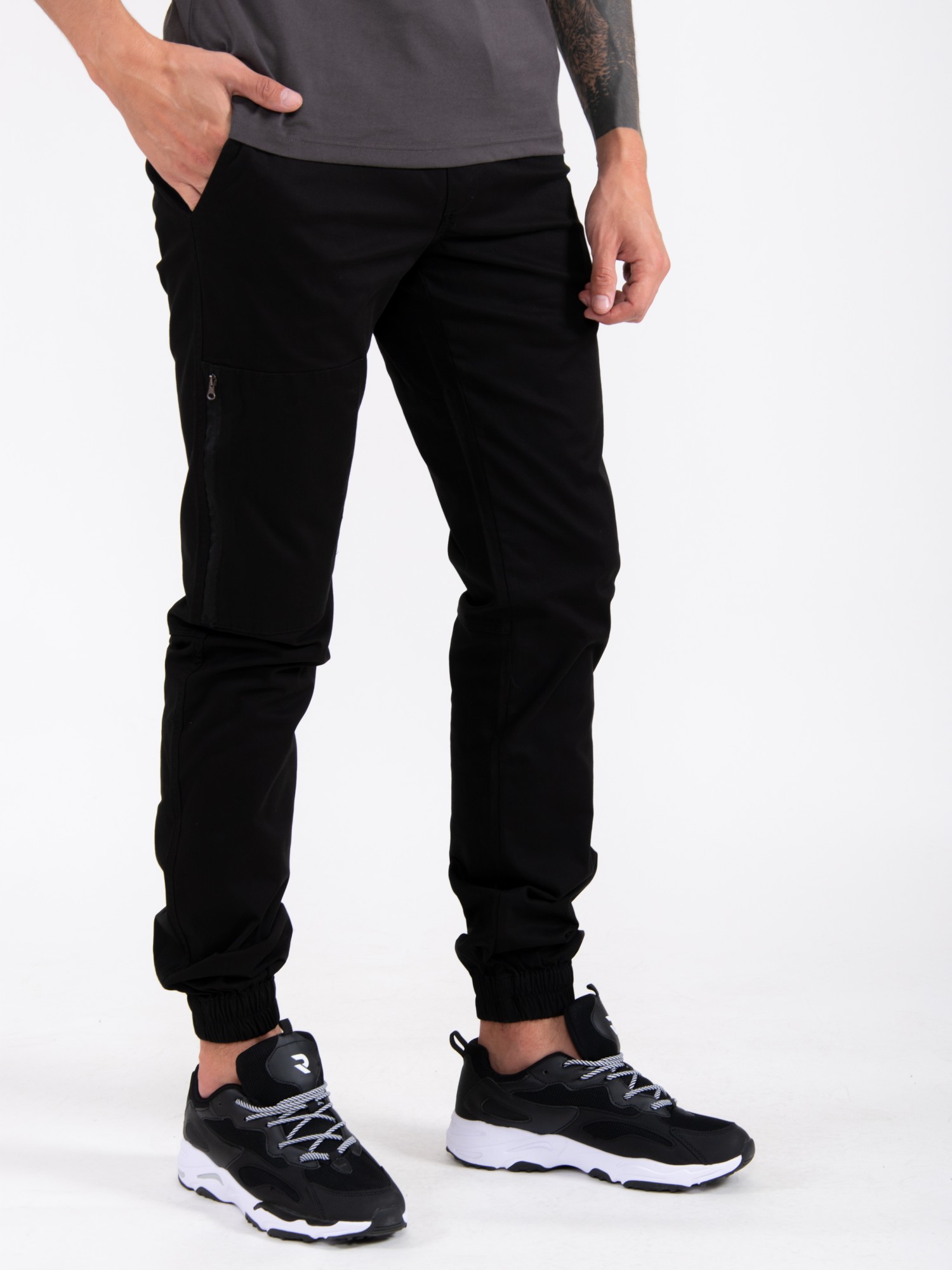 Штани чоловічі Radder Kang чорні 382105-010 изображение 4