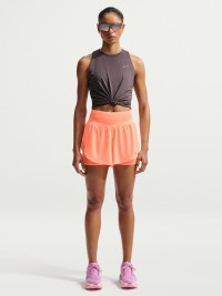 Шорти жіночі Nike W NK TEMPO FLW MSH DF 2N1 SHRT помаранчеві IF7518-852 изображение 2