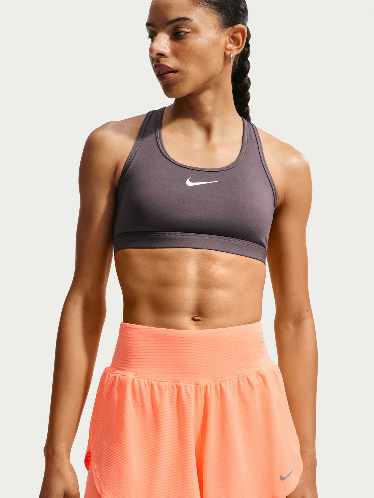 Шорты женские Nike W NK TEMPO FLW MSH DF 2N1 SHRT оранжевые IF7518-852 изображение 4