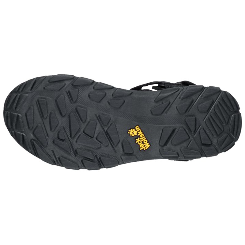 Сандалии мужские Jack Wolfskin SEVEN SEAS 2 SANDAL M черные 4026651-6350 — фото 3