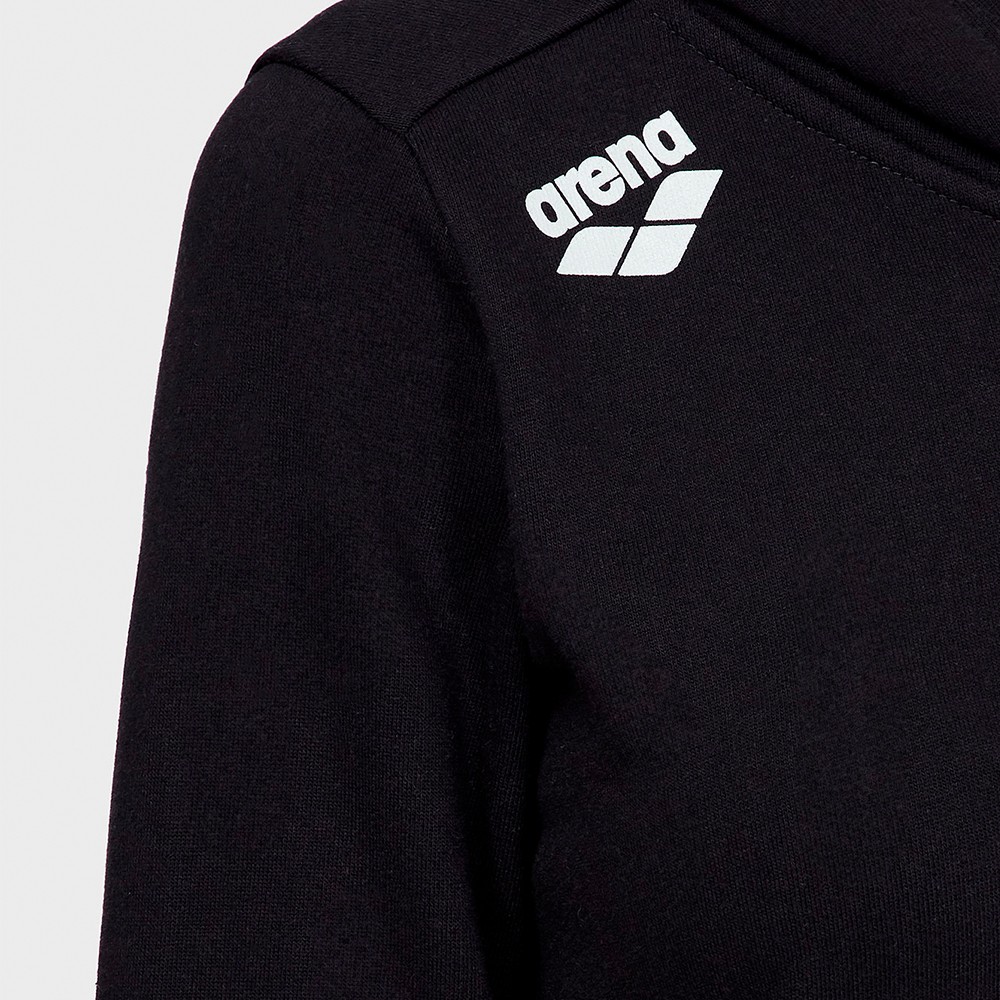 Толстовка жіноча Arena W Te Hooded F/Z Jacket чорна 003849-500  изображение 3