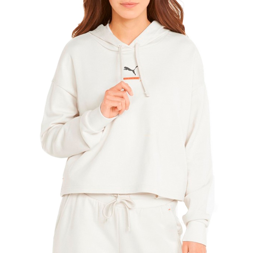 Толстовка женская Puma Better Hoodie Tr бежевая 84746799 изображение 1