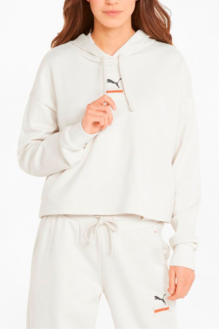 Толстовка женская Puma Better Hoodie Tr бежевая 84746799 изображение 2