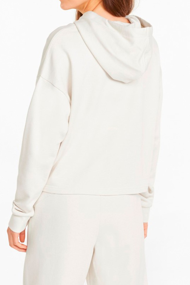 Толстовка женская Puma Better Hoodie Tr бежевая 84746799 изображение 3