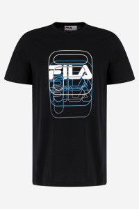 Футболка мужская FILA T-shirt черная 113359-99 изображение 5