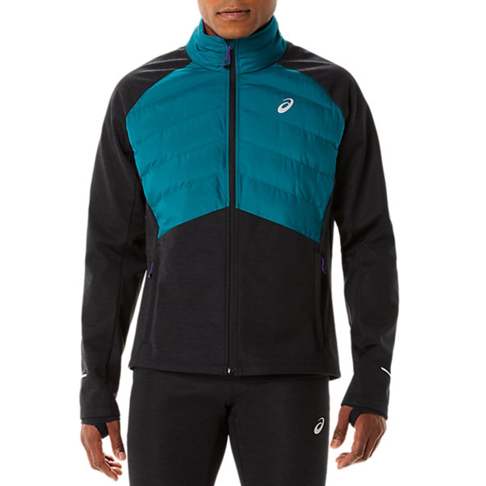 Куртка чоловіча Asics Winter Run Jacket чорна 2011C397-300 — фото 1