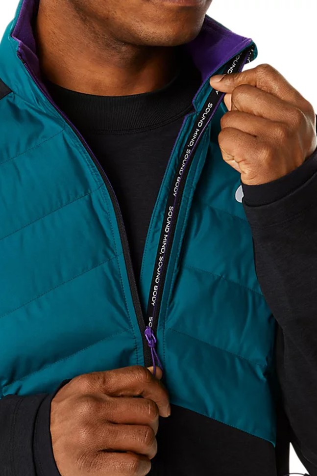 Куртка мужская Asics Winter Run Jacket черная 2011C397-300 изображение 5