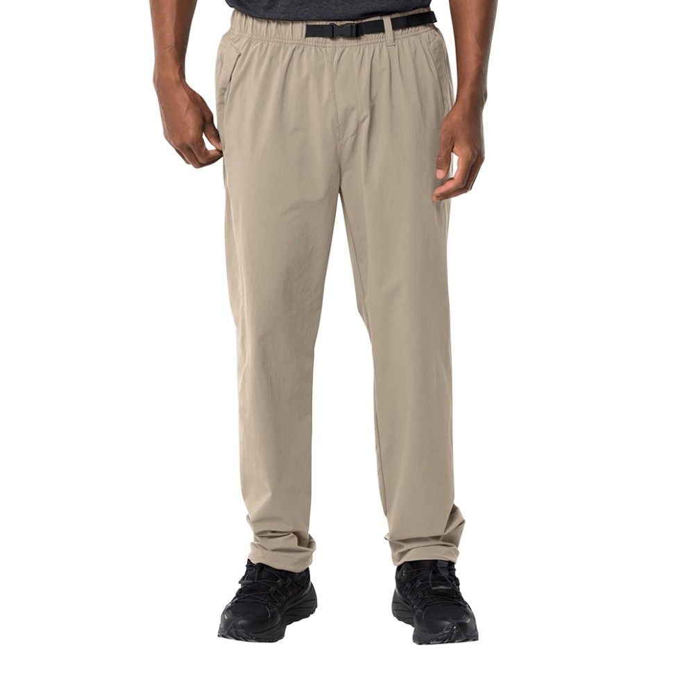 Брюки мужские Jack Wolfskin ZEILWEG PANTS бежевые 1507901-5154