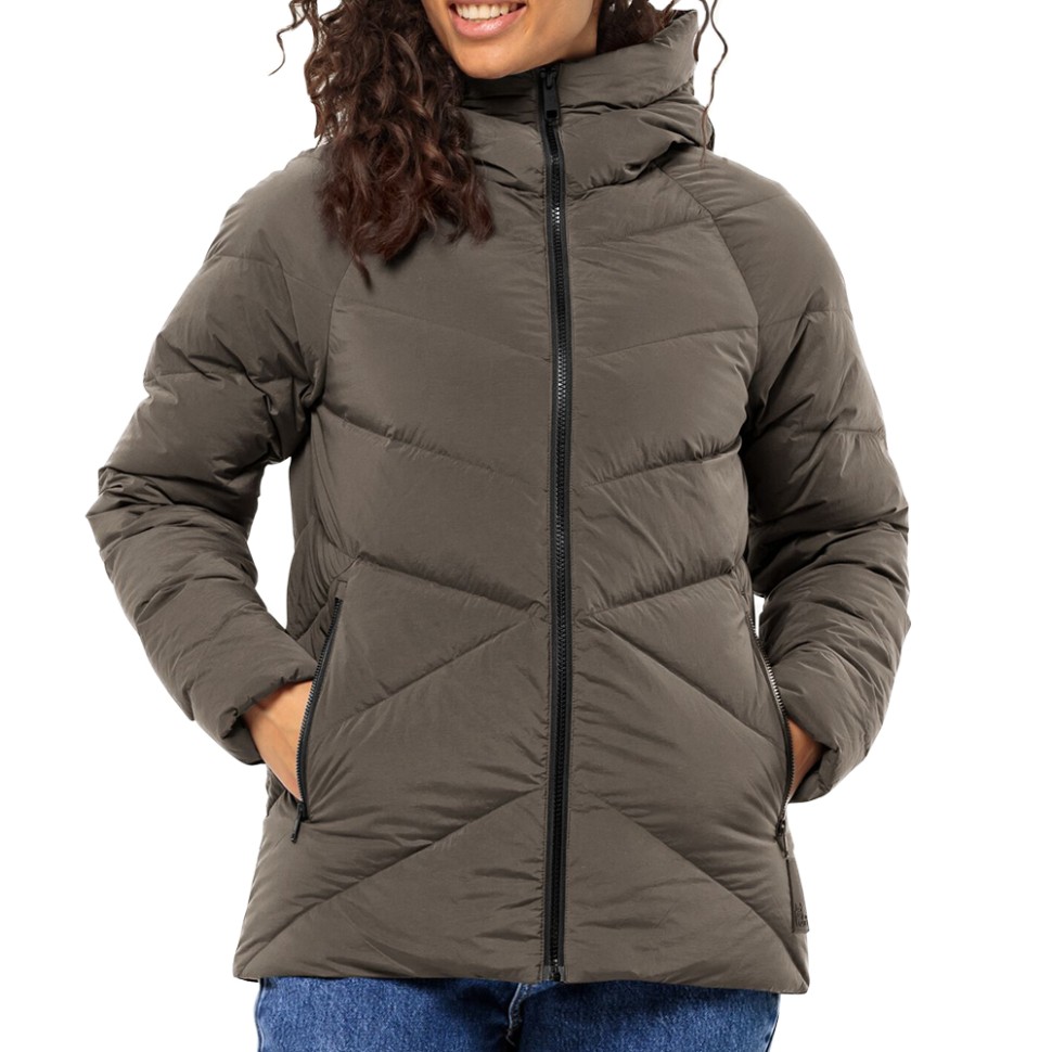 Куртка жіноча Jack Wolfskin MARIENPLATZ JKT W коричнева 1207611-5719 — фото 1