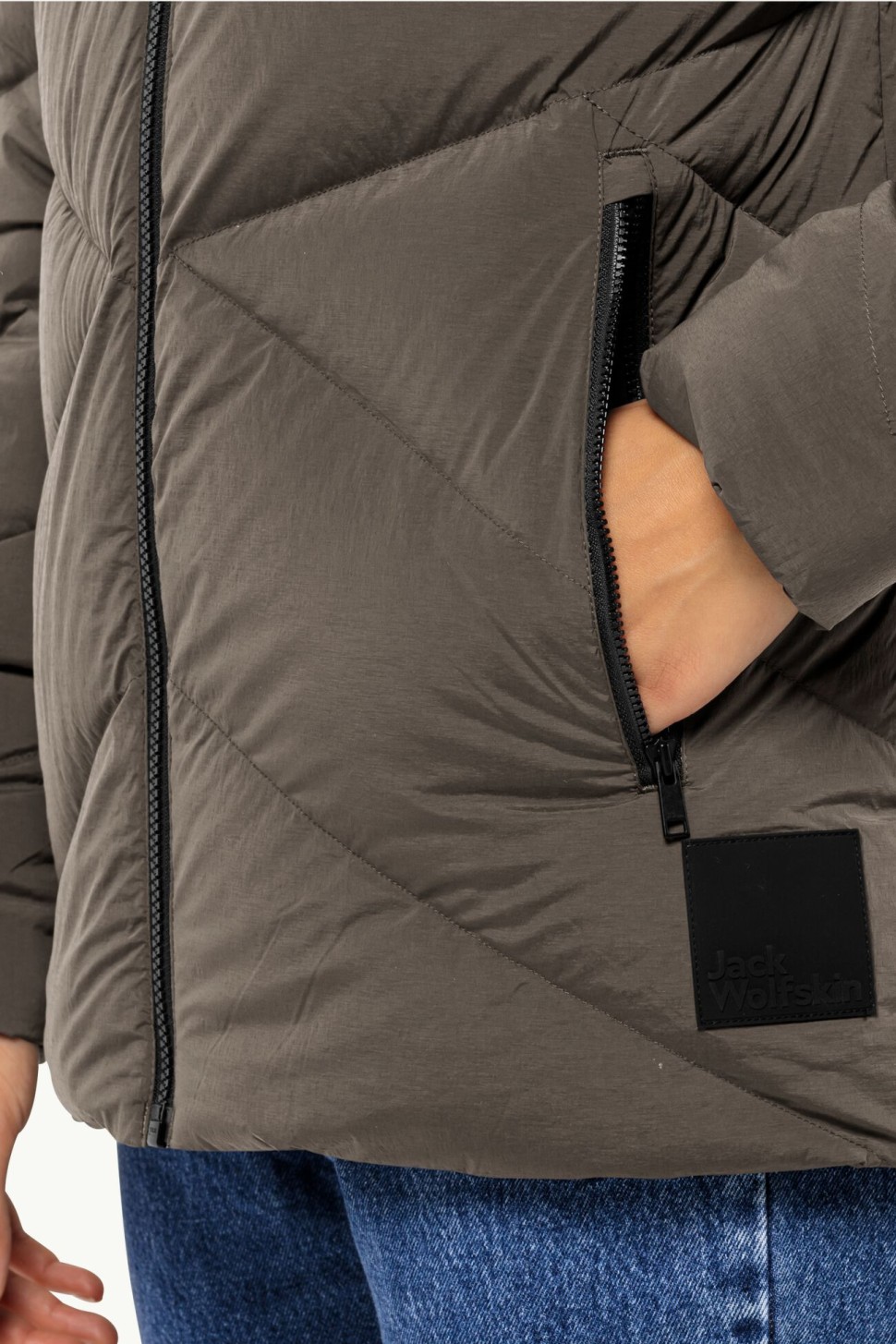 Куртка жіноча Jack Wolfskin MARIENPLATZ JKT W коричнева 1207611-5719 — фото 4