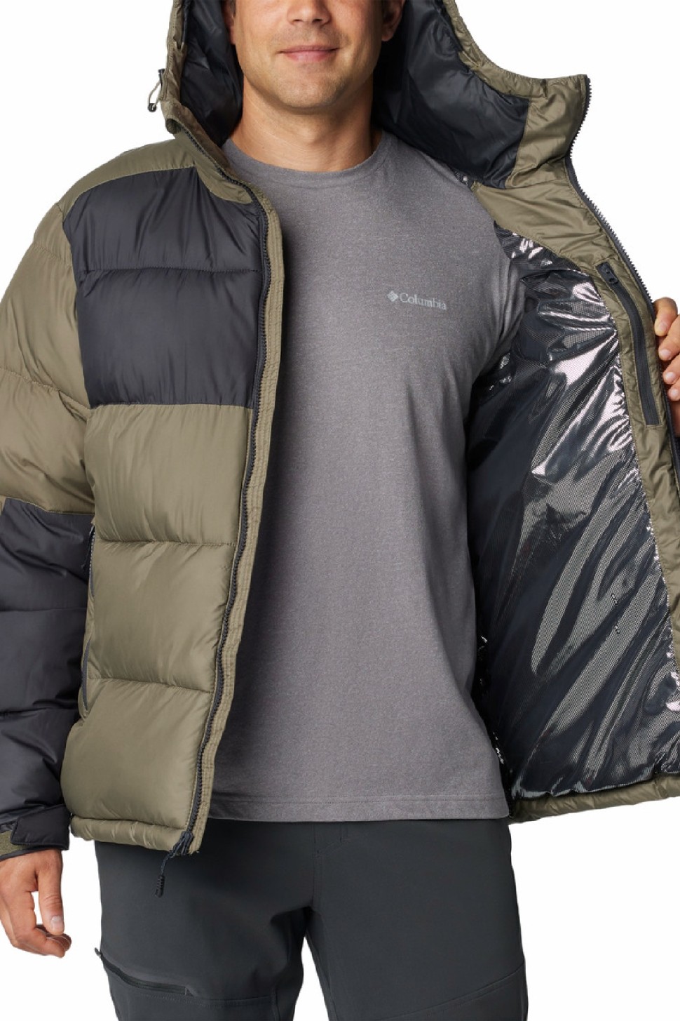 Куртка чоловіча Columbia Pike Lake™ II Hooded Jacket хакі 2050931-397 — фото 4