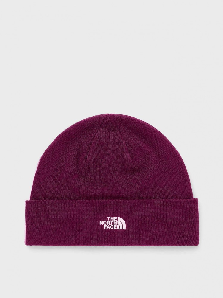 Шапка  The North Face NORM BEANIE бордовая NF0A5FW1I0H1 изображение 2