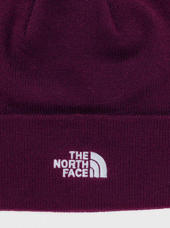 Шапка  The North Face NORM BEANIE бордовая NF0A5FW1I0H1 изображение 4