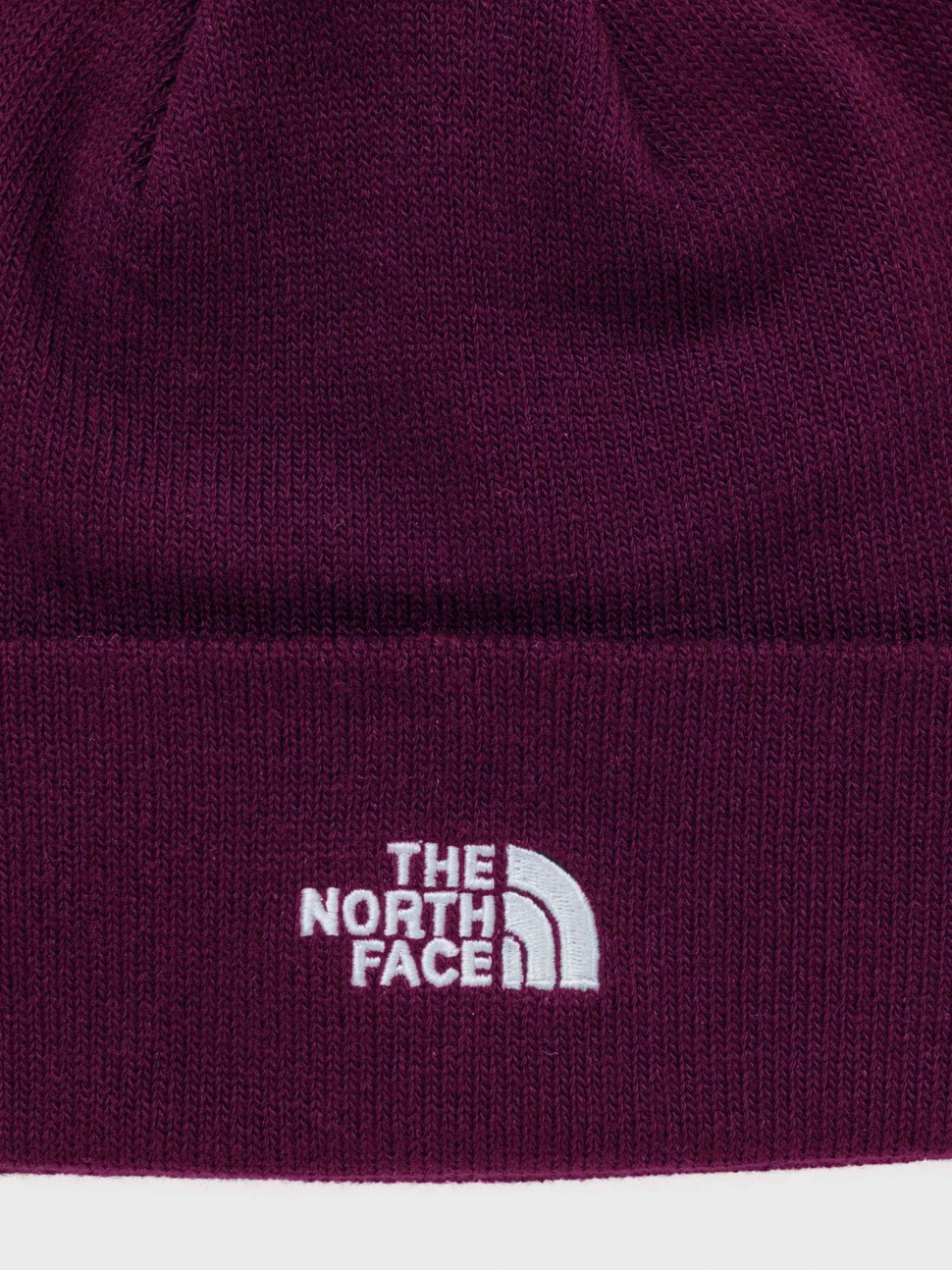 Шапка  The North Face NORM BEANIE бордова NF0A5FW1I0H1 — фото 4