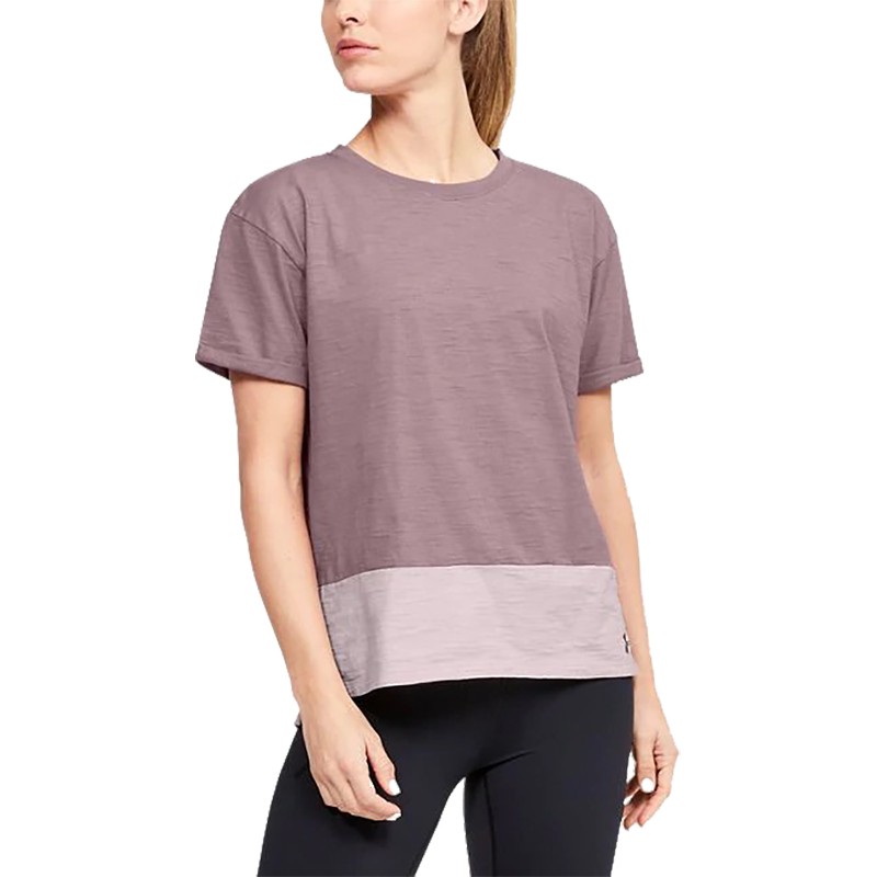 Футболка женская Under Armour Charged Cotton SS розовая 1355585-662 изображение 2