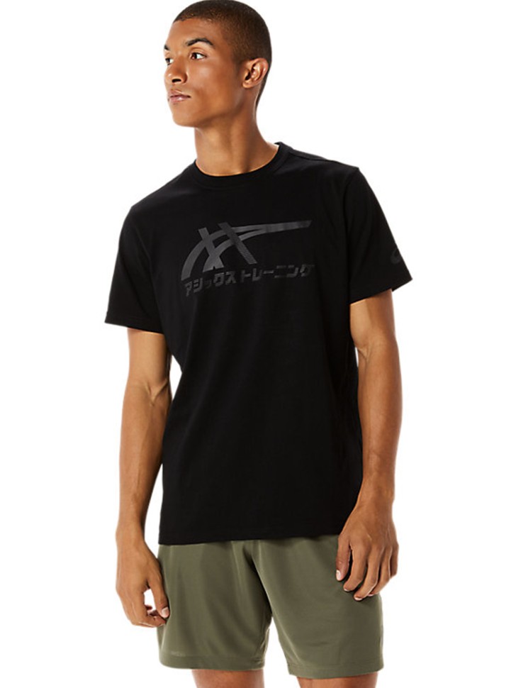 Футболка мужская Asics TIGER TEE черная 2031D123-001 изображение 2