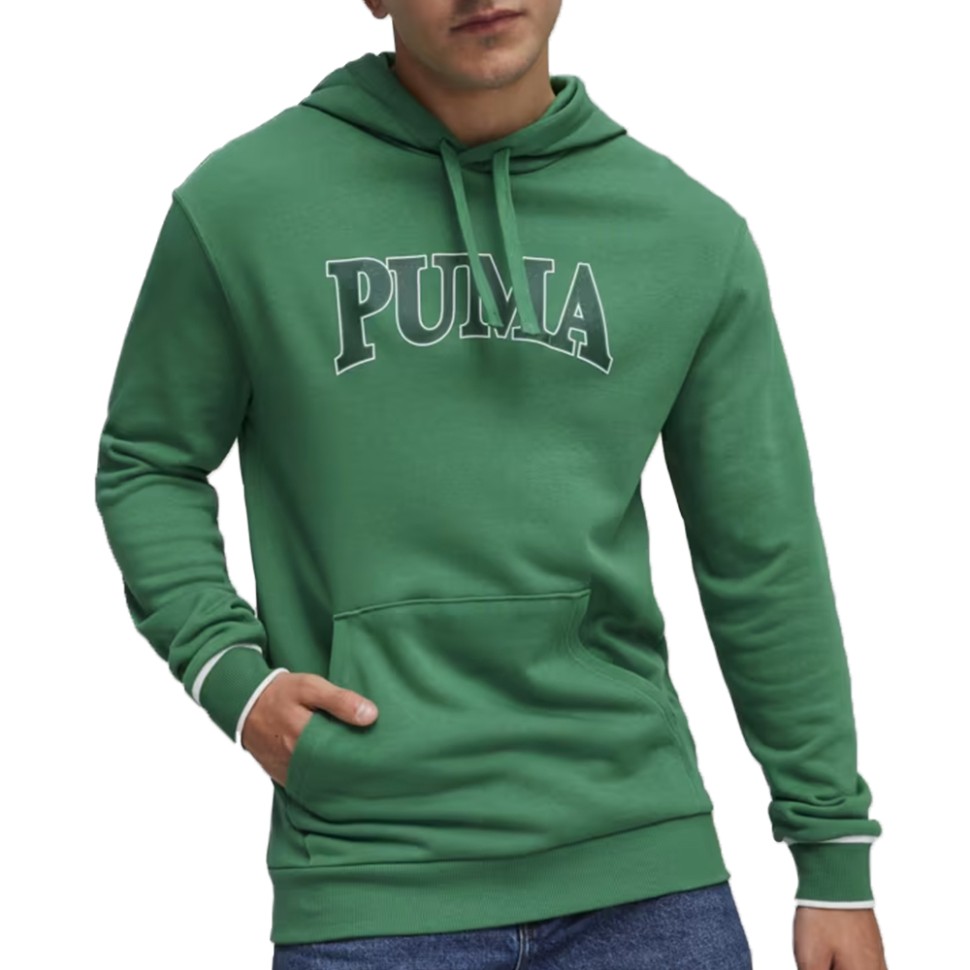 Толстовка чоловіча Puma SQUAD Hoodie TR зелена 67896986 — фото 1