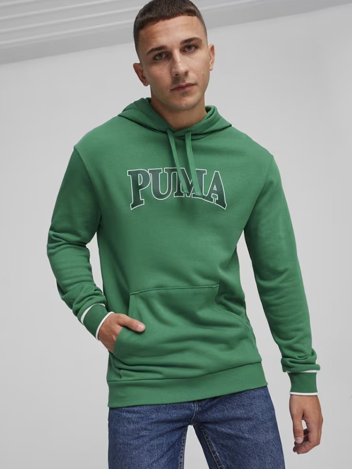 Толстовка чоловіча Puma SQUAD Hoodie TR зелена 67896986 — фото 2