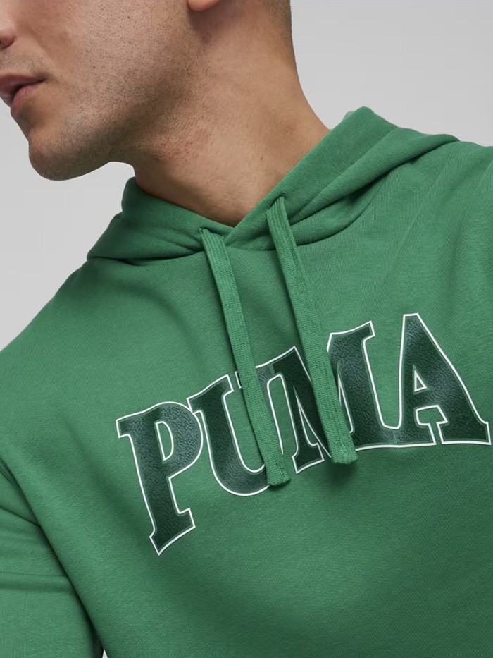 Толстовка чоловіча Puma SQUAD Hoodie TR зелена 67896986 — фото 4