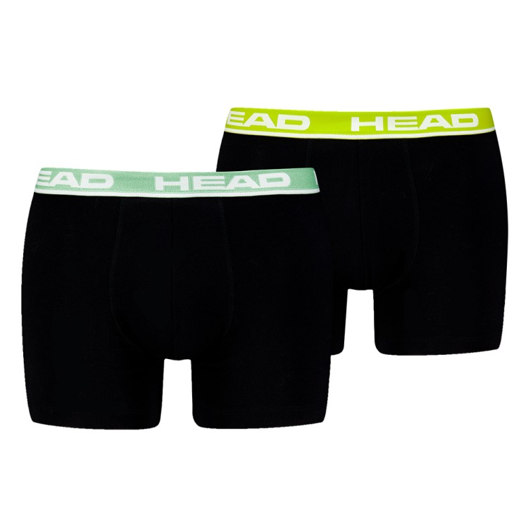 Трусы мужские HEAD BASIC BOXER 2P черные 701202741023