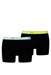 Труси чоловічі HEAD BASIC BOXER 2P чорні 701202741023 изображение 2