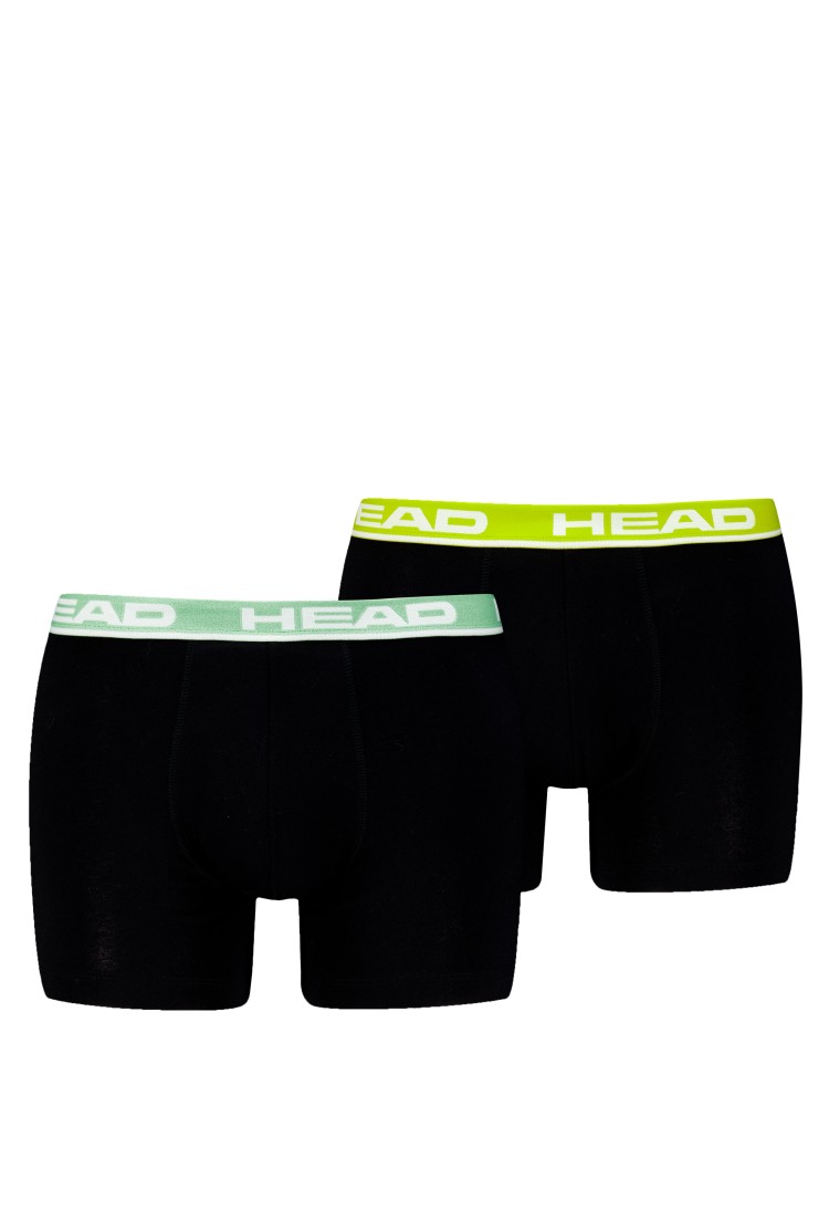 Труси чоловічі HEAD BASIC BOXER 2P чорні 701202741023 изображение 2