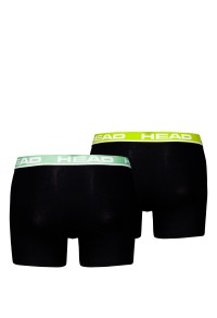 Труси чоловічі HEAD BASIC BOXER 2P чорні 701202741023 изображение 3