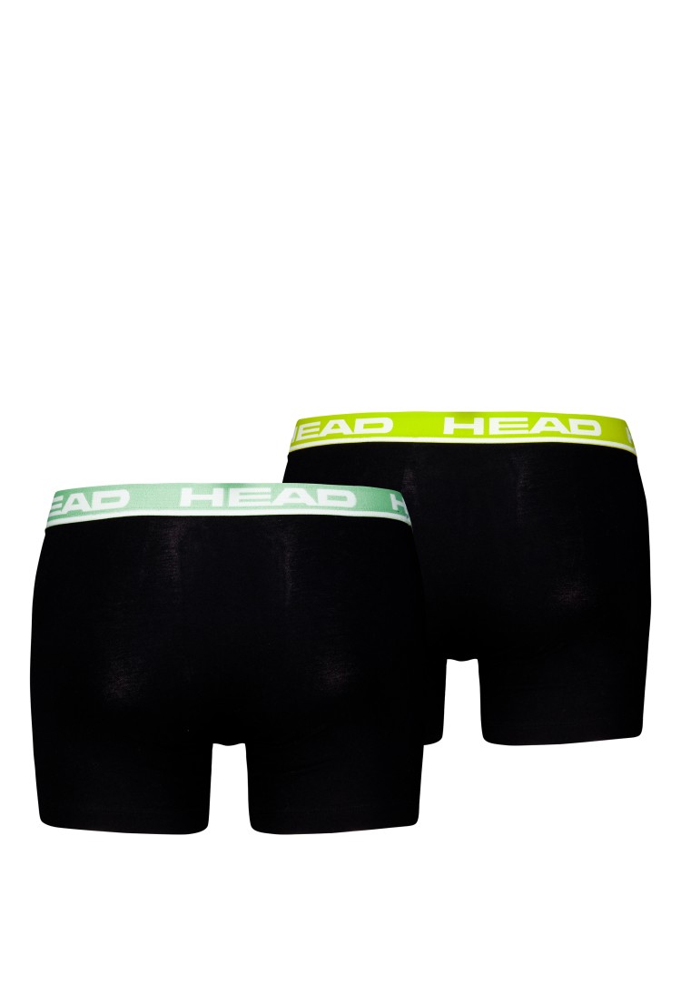 Труси чоловічі HEAD BASIC BOXER 2P чорні 701202741023 изображение 3