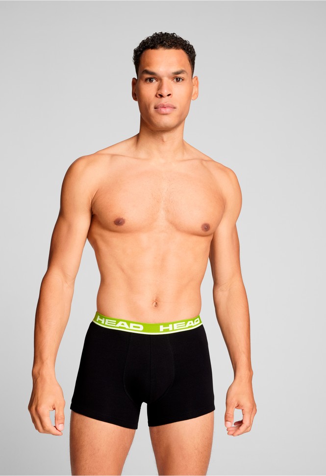 Труси чоловічі HEAD BASIC BOXER 2P чорні 701202741023 изображение 5