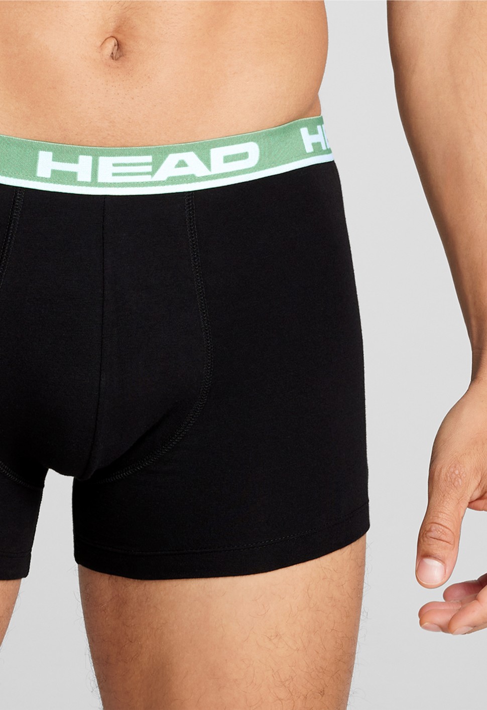 Боксери чоловічі HEAD BASIC BOXER 2P чорні 701202741023 — фото 6